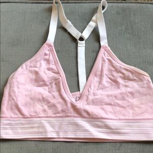 Pink/white polka dot Victoria secret lounge bra M